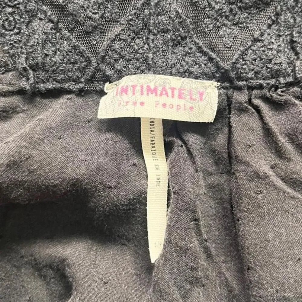 Free People Black Babydoll Tank